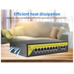 Gigabit Switch 8ports PoE SmartVision 08G20GB 8ports PoE All Gigabit + 2UPLINK de liaison montante