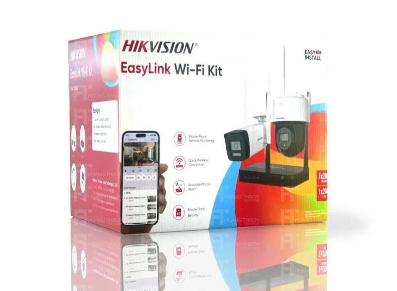 EasyLink NKS422W03H Kit NVS WiFi 2MP H.265, une caméra bullet + une caméra PTDome