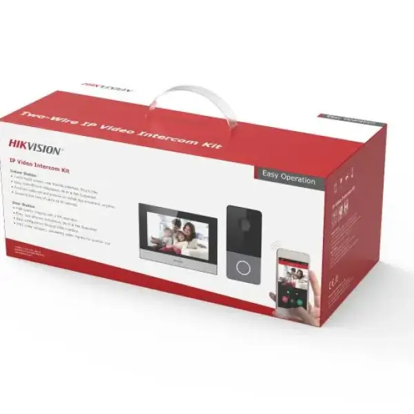 Kit d'interphone Vidéo IP DS-KIS603-P(C)