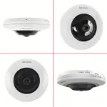 Fisheye 360° 5MP IP Hikvision caméras