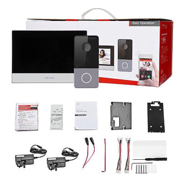 Kit d'interphone Vidéo IP DS-KIS603-P(C)