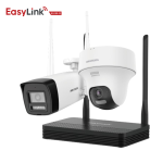 EasyLink Kit NVS WiFi 4MP H.265 une balle + une tourelle