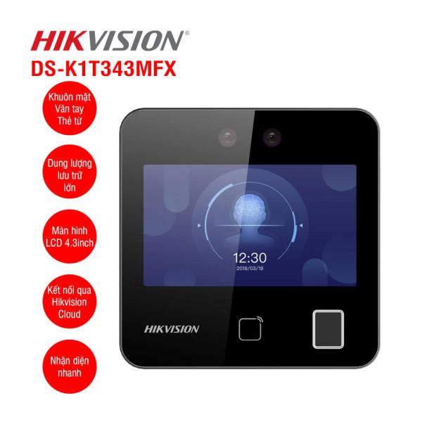 Access Control DS-K1T343MFX Terminal de reconnaissance facial Value Série