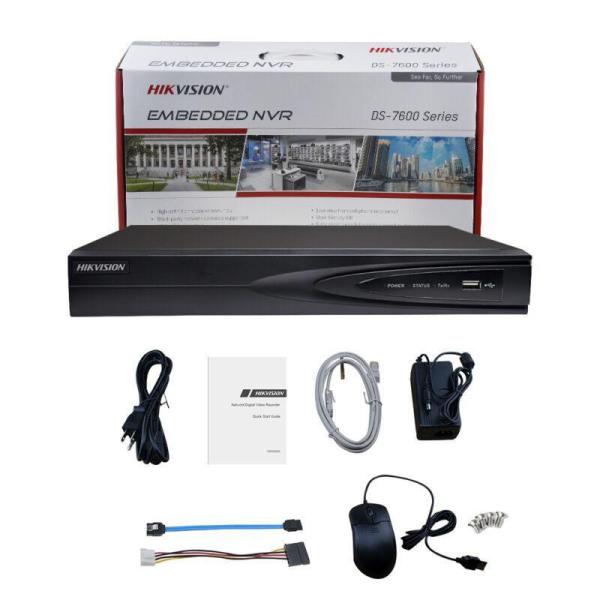 NVR 4K 8 Channel  PoE Hikvision 1U 8MP