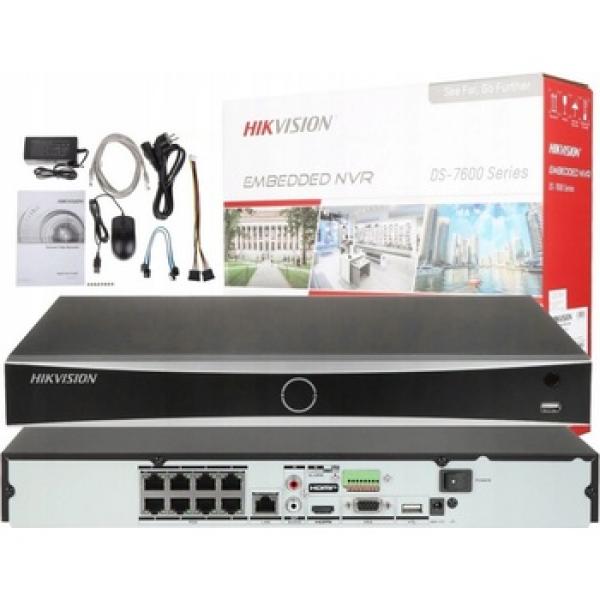 NVR AcuSense 8 Channel PoE 4K 8MP  1U Série K