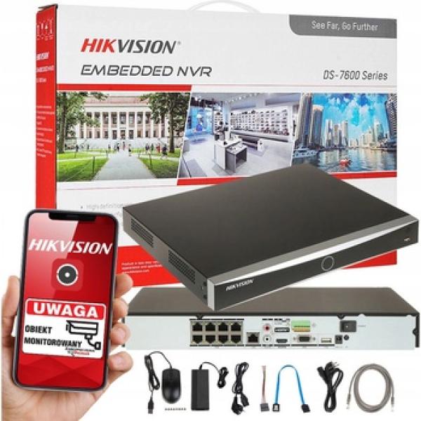 NVR AcuSense 8 Channel PoE 4K 8MP  1U Série K
